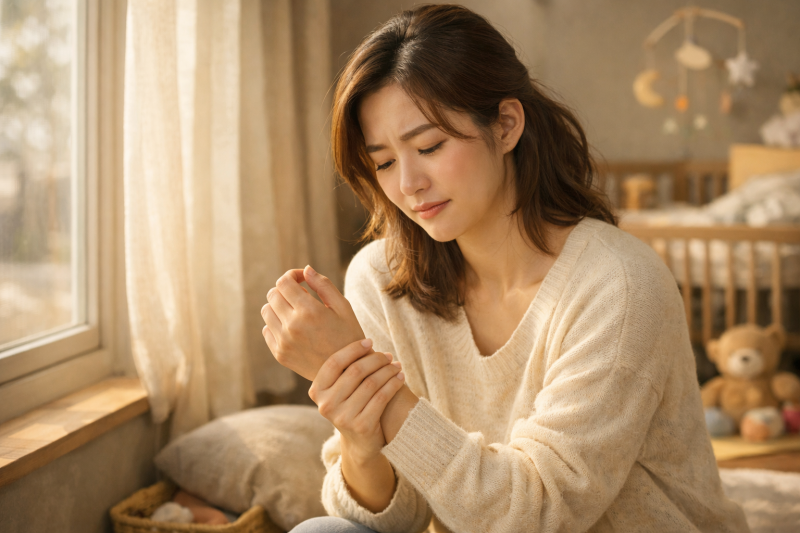 "아기 안으면 손목이 끊어질 것 같아요" – 산후풍, 그냥 참으면 안 되는 이유