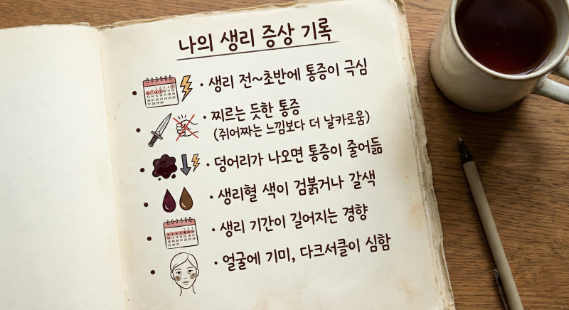 검은 피, 덩어리, 냄새… 자궁이 보내는 SOS 신호 🚨